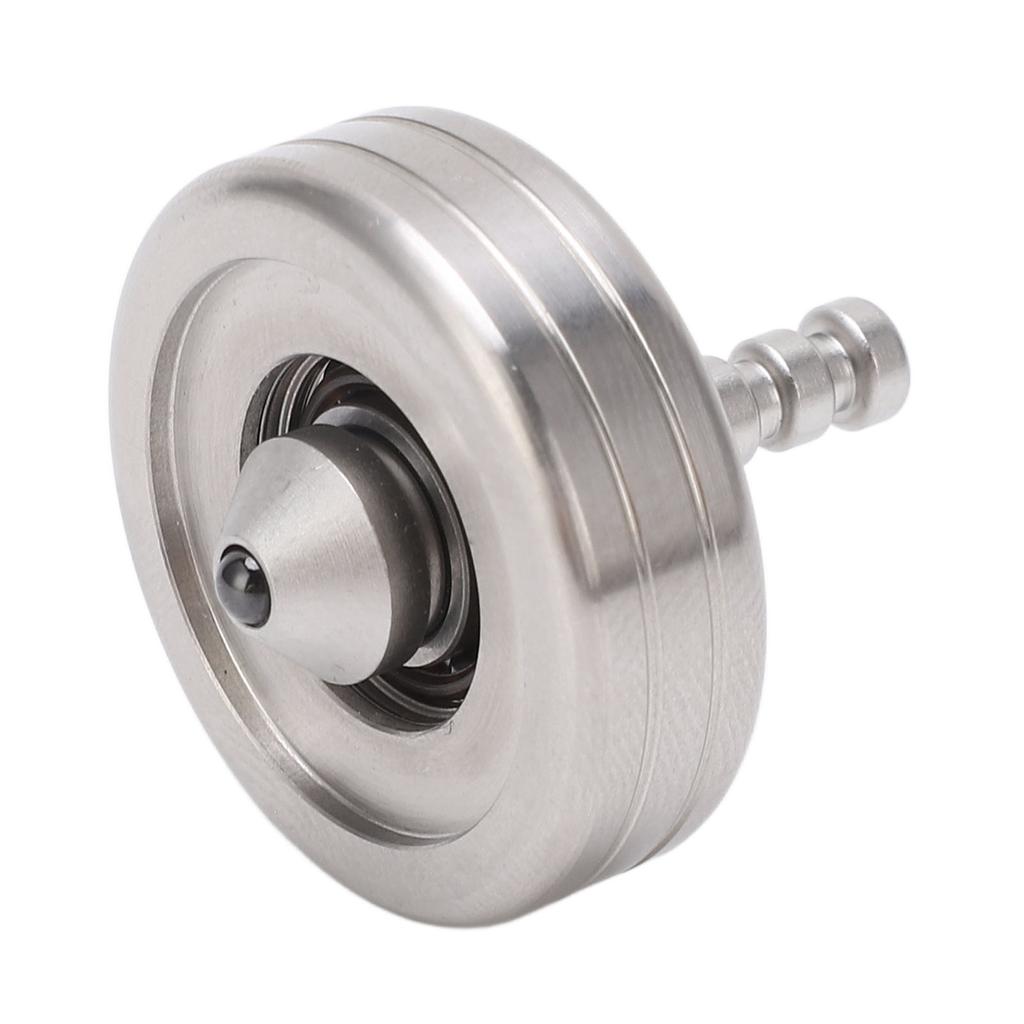 Fidget Gyroscope Toy Anxiety Relieving Metal Portable Round Fingertip Fidget Toy with Bar