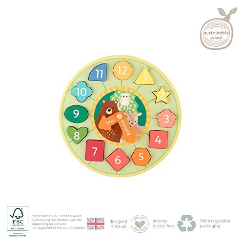 Orange Tree Toys Forest Animal Sorting Clock (Ages 2 and Up) TYORA13142