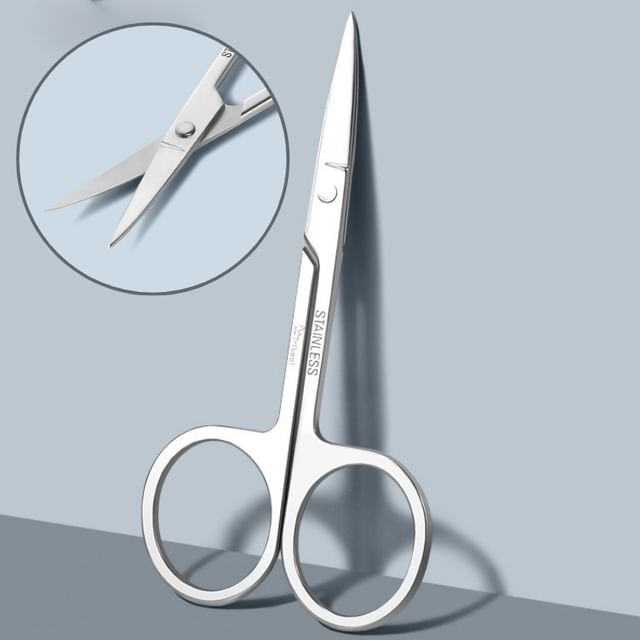 Trikeel - Stainless Steel Makeup Scissors Silver