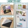 5Pcs 4.5x6.5Inch Black Magnetic Picture Frames with Clear Photo Pocket For Refrigerator Room Decor Home Decor Art Frame
