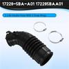 L10A For Honda Civic 2.0L L4 2016- Car Air Intake Hose 17228-5BA-A01 With 2 Snap Rings Rubber Hose 172285BAA01