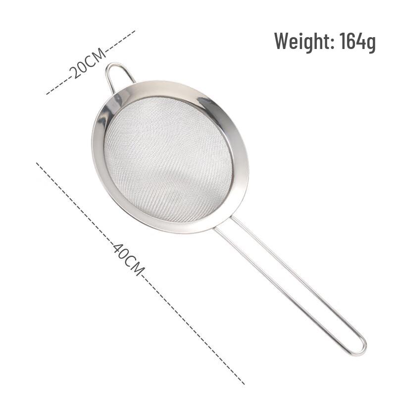 Stainless Steel Fine Mesh Strainer Spoon
