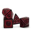 High Quality Plastic Dnd Dice Set 7Pcs Rpg Tabletop Gaming Dice With Unique Patterns & Retro Font - Free Shipping