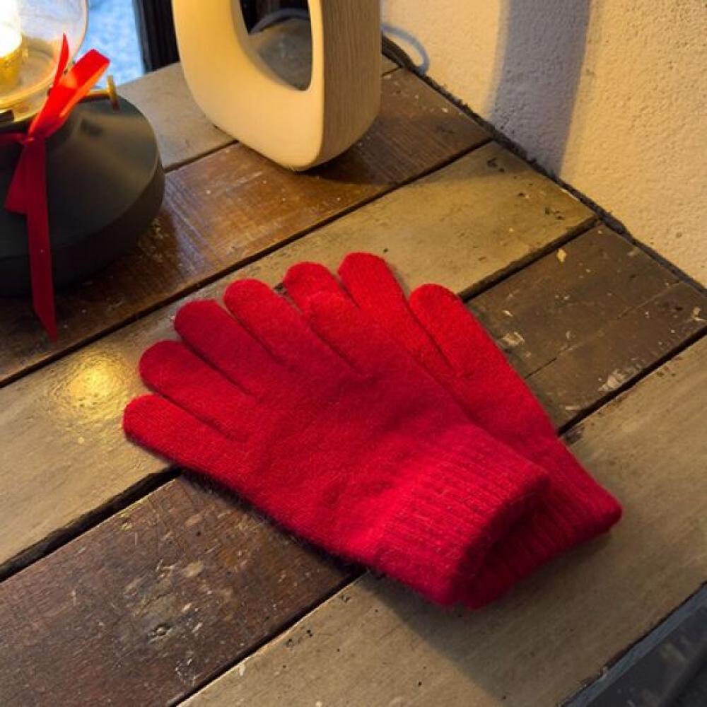 Onl Mens Knit Wool Winter Gloves