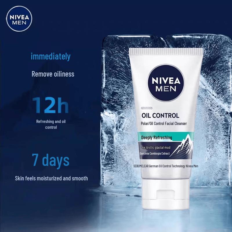 NIVEA Men Oil Control Deep Clean Facial Cleanser