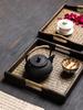 Thai Bamboo-Woven Solid Wood Tea & Serving Tray