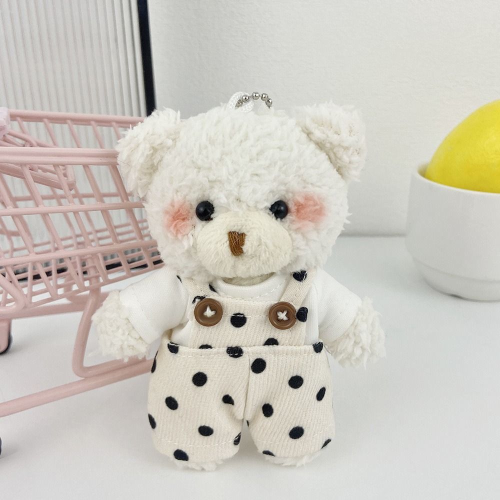 

Plush Little Bear Keychain Cartoon Car Key Ring Creative Bag Pendant 07