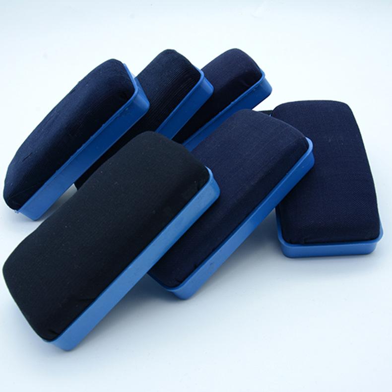 Magnetic Blue Shell Whiteboard Eraser with Dark Cloth - Ideal for Office and Teaching Use