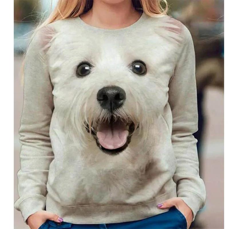 Casual Loose Comfort Top Fashion Printed Long Sleeve Crew Neck T-Shirts Women’s