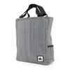 Tragetasche A4 erweiterbar verstellbar für den täglichen Gebrauch [LOGOSPARK] Tasche, Größe, Vertikal, Standfest, Griff, Länge, Basic, Lässig, (Grau)