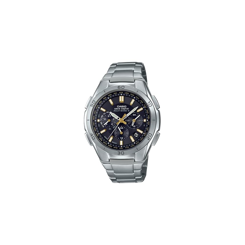 Casio Waveceptor Solar Titanium Watch WVQ-M410TD-1A2JF Men s Silver
