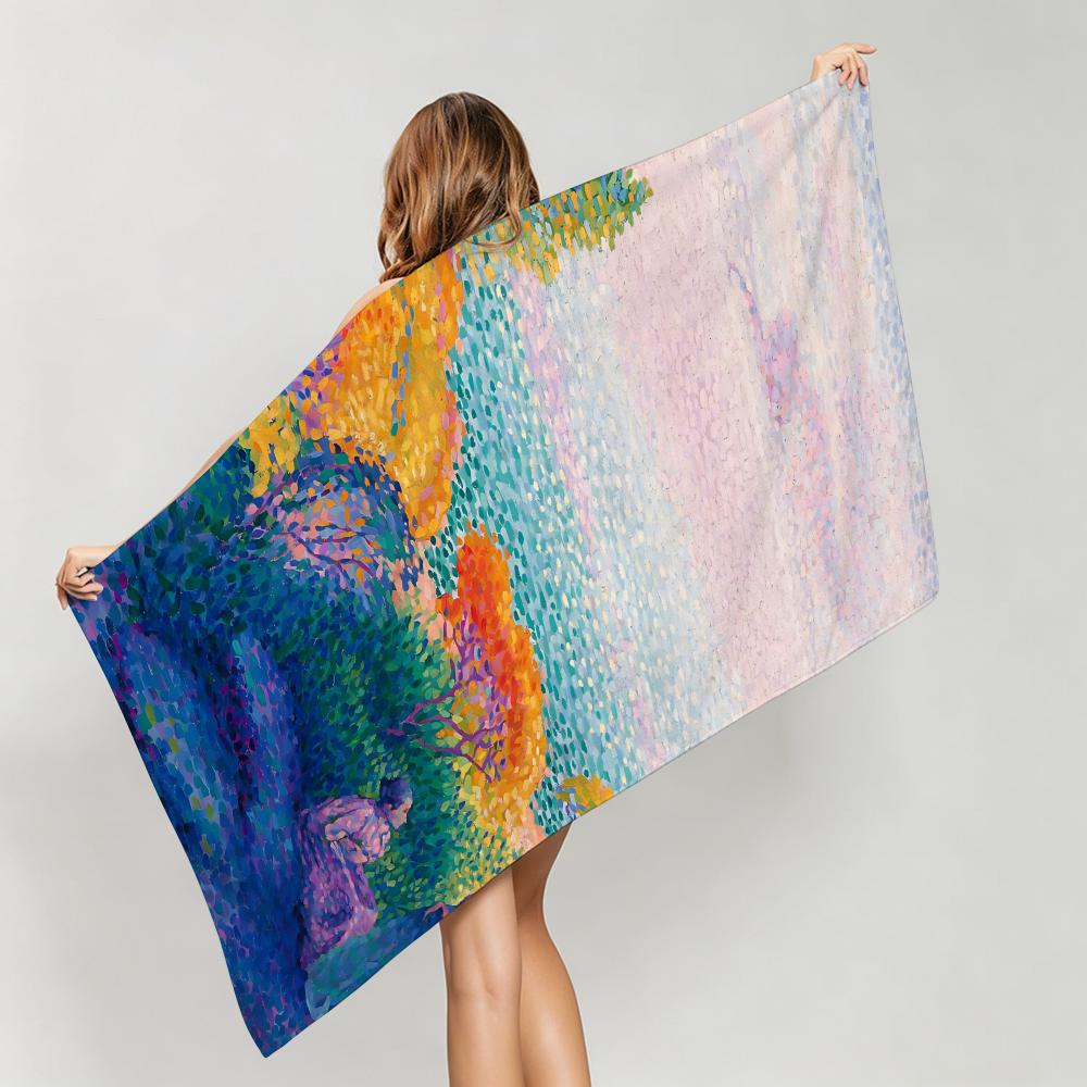 Soft C-Camille PissarroS Towel Five-Star Hotel Quality Eco-Friendly Ultra Soft Thick Towels & Beach Towels