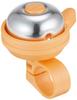 Campainha de Bicicleta Ogi Kogyo OH-400A Super Mini Campainha Alumínio Laranja, Diâmetro da Campainha 40mm, Diâmetro de Montagem 22.2mm