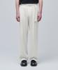 Musinsa Standard Real Wide Belted Slacks [Cream]