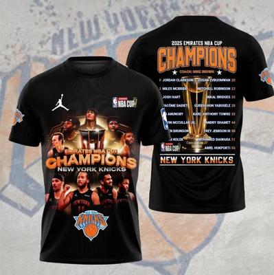 New York 2025 Campioni della Coppa Maglietta 3D S-5XL Regalo Per i Fan Tutte le Taglie M829
