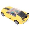 Electric Universal Clock Racing Car Colorful Light Music Small Yellow Toy Car for Boys