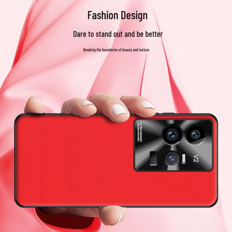 iQOO 11 Liquid Leather Anti-Fall Protective Case - One Piece