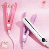 Mini Dual Purpose Curling Iron 2-In-1 Curling Wand Flat Iron Hair Straightener Curler Fast Heating Portable Travel Women Short Long Hair Styling