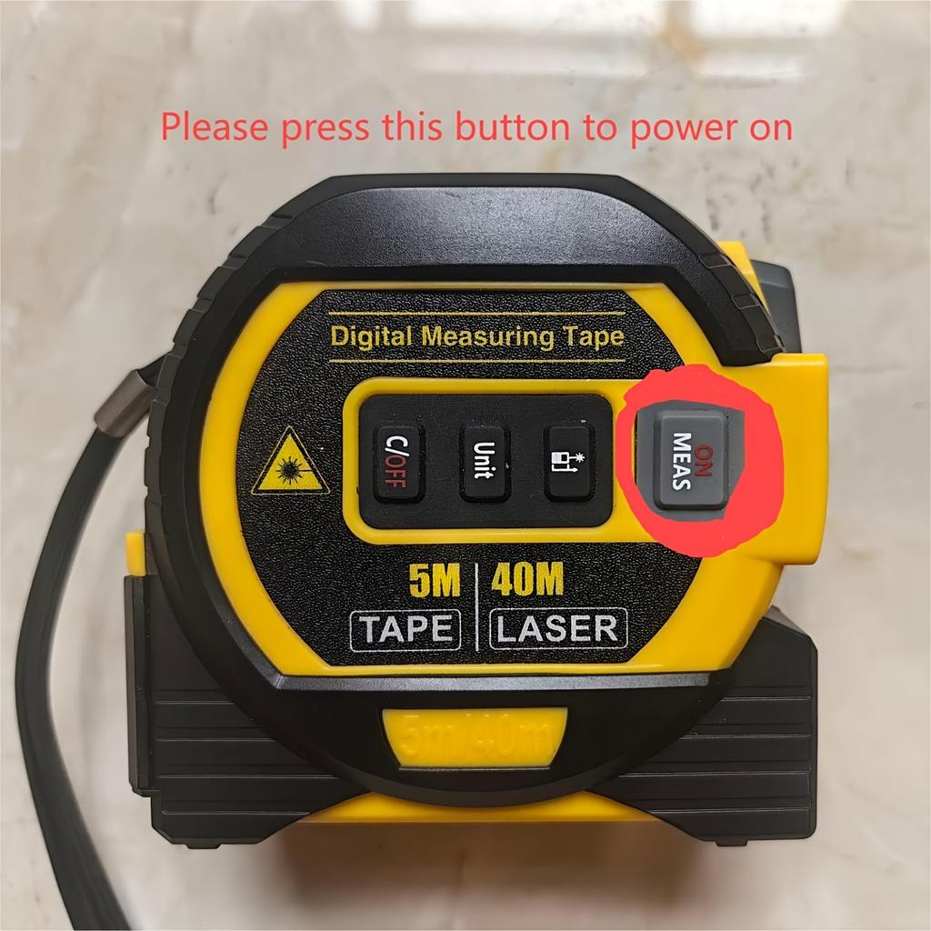 1pc Laser Tape Measure 3in 1 Digital Tape Measure High Precision Laser Rangefinder Steel Tape Measure, Optimized Ergonomics