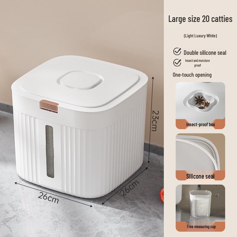 High-End Insect-Proof Moisture-Proof Food-Grade Rice and Flour Storage Container
