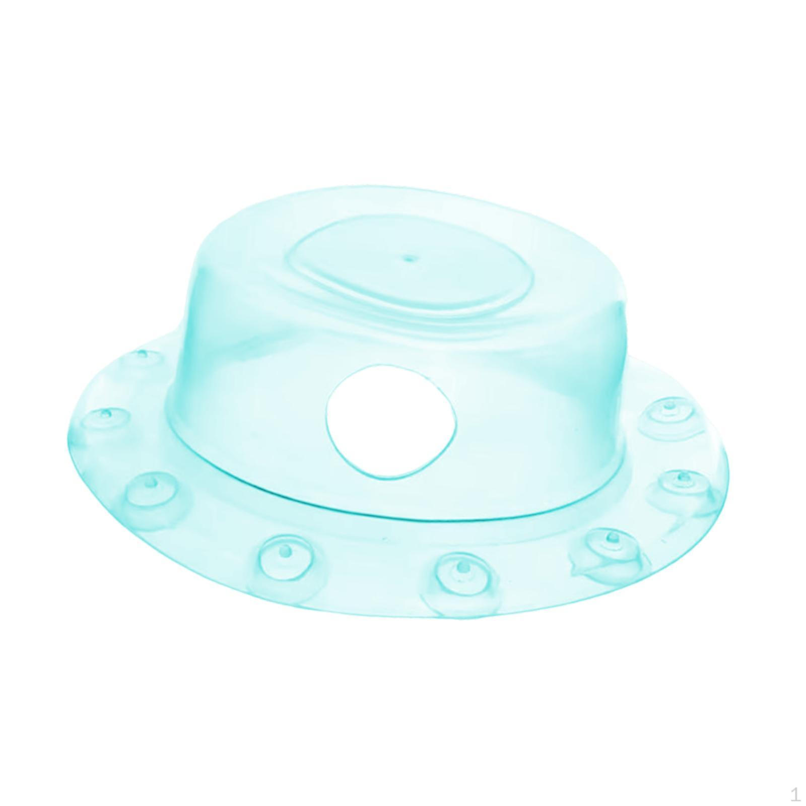 

Bath Overflow Drain Cover, Block to Deeper Bathtub Water Universal Plug for Women Blue