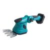 Cordless Electric 2-in-1 Hedge Trimmer Shrub Pruner Mower Handheld Garden Weeding Tool Compatible with Makita 18V Battery