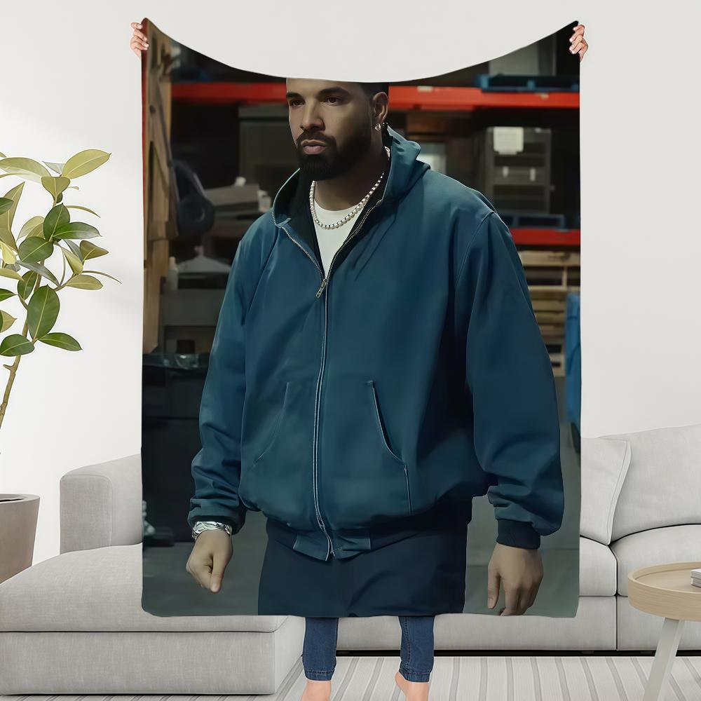 Rapper Drake Ledový Muž Deku Měkká Teplá Kožešinová Přehoz Super Dětské Hračky Postel Pohovka Auto Kolébka
