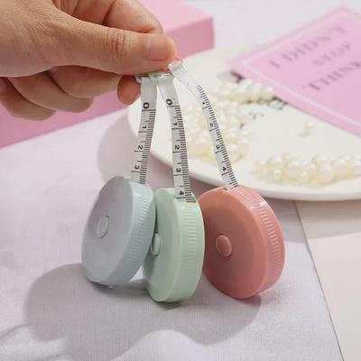 Children's 1.5m Mini Soft Tape Measure - Portable, Plastic, Telescopic Ruler for Height Measurement