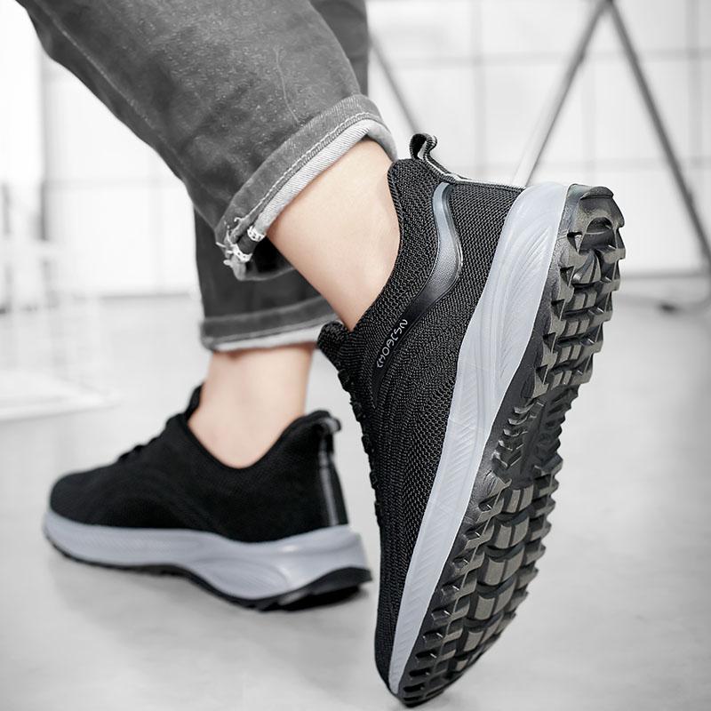 Man Sneakers Mesh Sport Running Shoes For Men Platform Casual Walking Sneakers Shoes Male