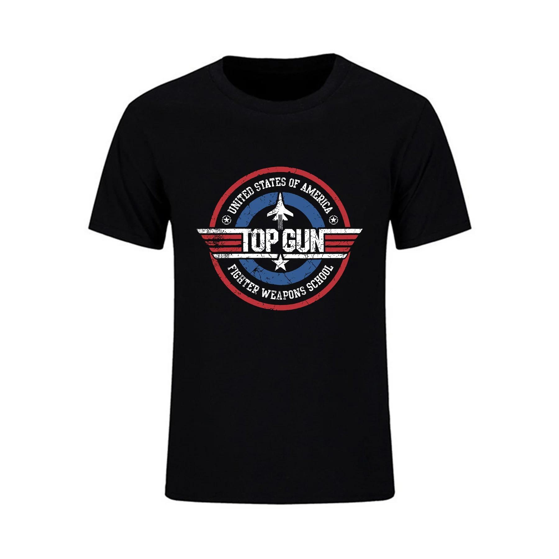 

Удивительная футболка Оверсайз Базовая Топ Ган Ностальгия Взрослая Том Круз Мэверик Футболка Мужские футболки Графическая Уличная одежда S-3XL 4XL