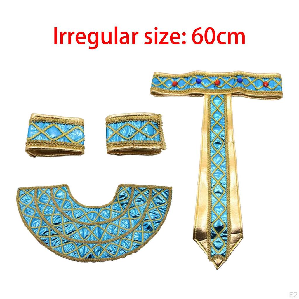 Egyptian Costume Accessories Set for Women - Elegant Wristband And Belt