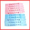 2019 New Newborn Party Decoration Baby Shower Footprint Sash Mom Favor Gift Boy Girl