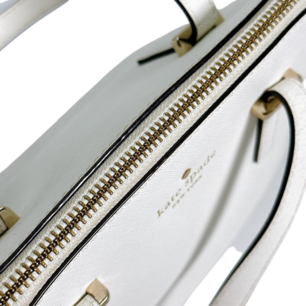Kate Spade Shoulder Bag Handbag PVC White Women PXRU4471 Used