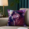 Verlassene Anime Kissenhülle Quadratische Kissenhülle Doppelseitiger Druck Kurzer Plüsch Sofakissen Schlafzimmer Nachttisch Kissenbezug
