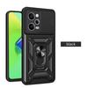 Shockproof Slide Lens Armor Funda For Xiaomi Redmi Note 12 Pro Plus 12S Note12 4G 5G Case Ring Stand Back Cover for Redmi 12 12C