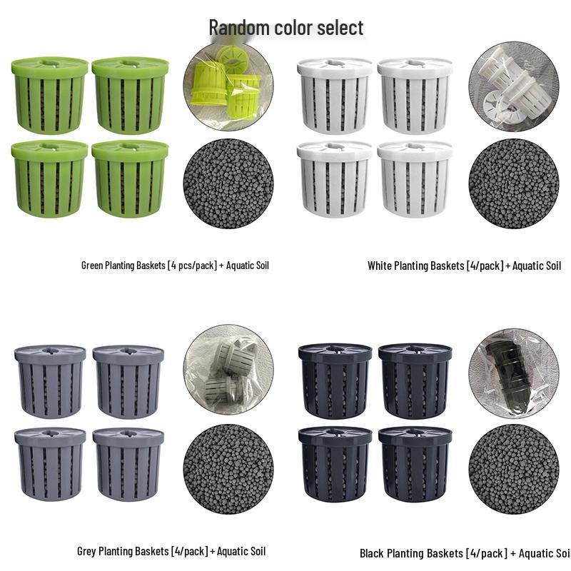 Fish Tank Planting Basket: Home Landscaping Cup for Water Plants and Flower Root Holders