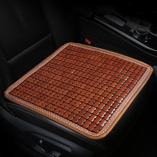 Bamboo Cool Mat Perfect Fitting Non-slip Bottom Layer Breathable Universal Comfortable Sweat-absorption Silicone Summer Car Cool Cushion Accessories