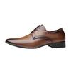 Japanese Style New Lace-up Pointed Business Leather Shoes Men's Formal Wear Soft Bottom Casual Office Gentleman Men's Shoes Fashion