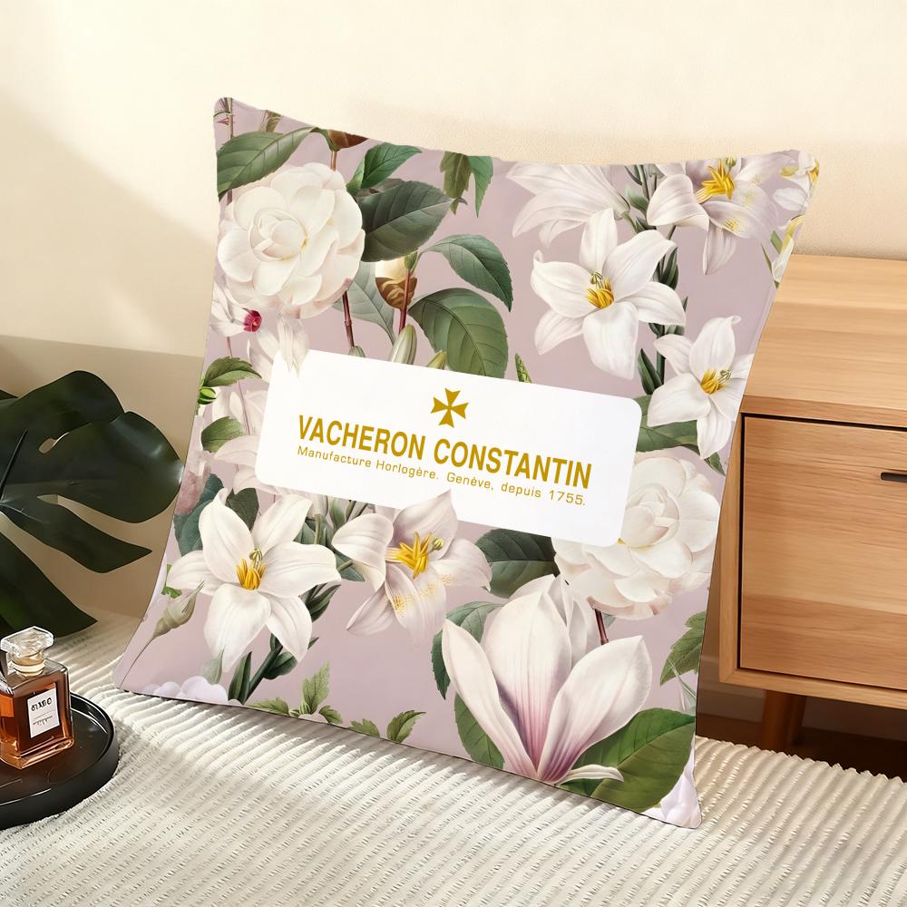 Cushion Cover Silky Short Plush Home Sofa Cushion Cover - Invisible Zipper Home Decoration FashionV-Vacherons C-Constantin