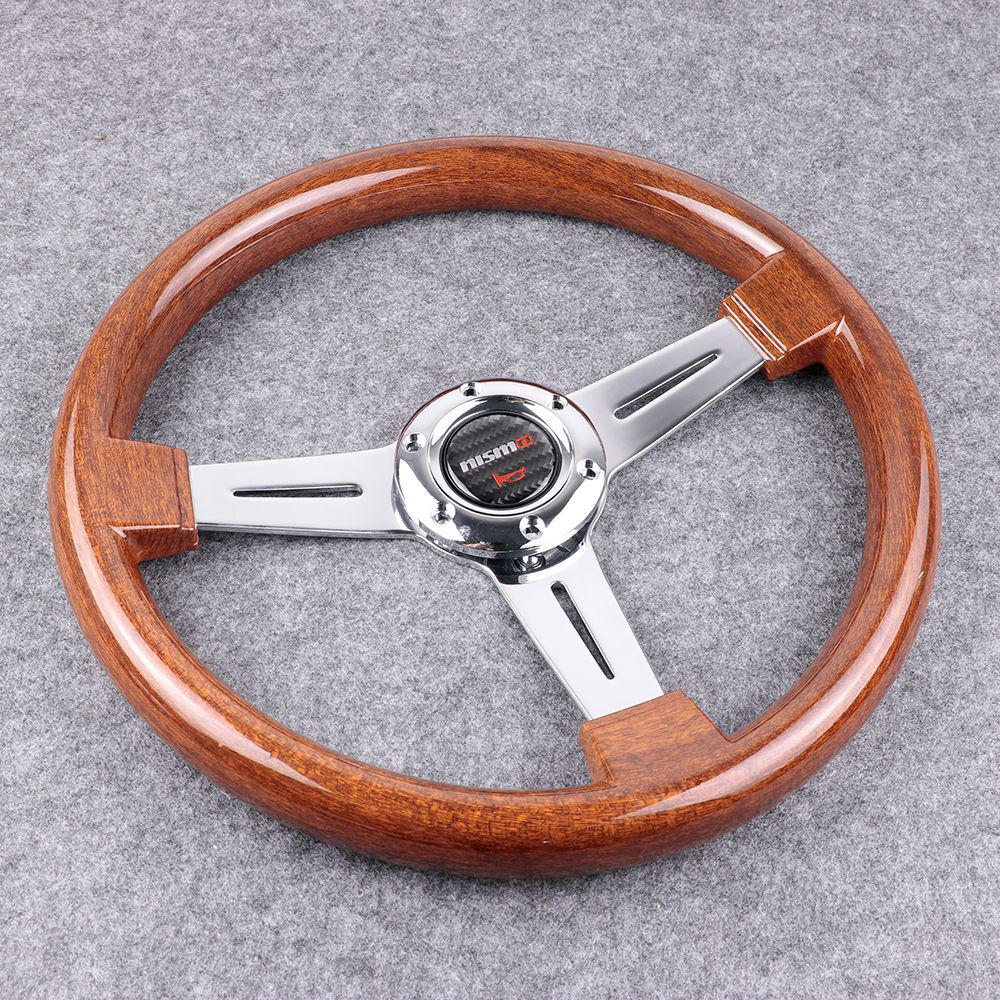 14" Retro Ferskentrefinish Ratt, Universell Passform for Beidouxing, Jetta & Yishen, Racing Titandesign