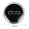 4ks 60mm středové kryty kol auta pro Fiat 500 5CC Logo krytka středového náboje kola auta odznak emblému krytka pro Fiat 124 125 125 500 695