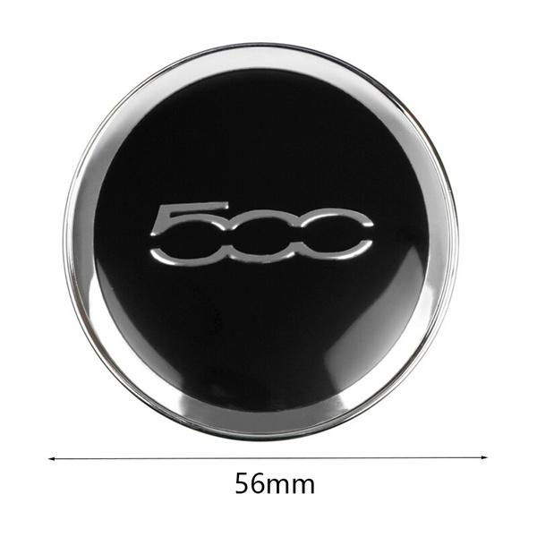 4ks 60mm středové kryty kol auta pro Fiat 500 5CC Logo krytka středového náboje kola auta odznak emblému krytka pro Fiat 124 125 125 500 695