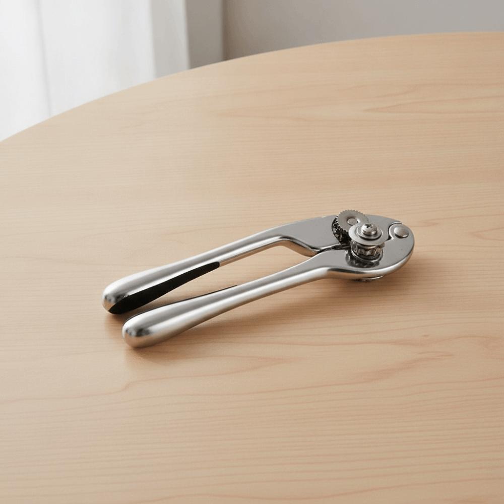 Non-slip Handle Side‑cut Can Opener Comfortable Grip Tin Opener Durable Manual Can Opener  Home