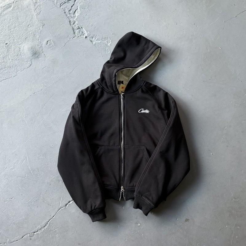 Mens Oversized Hooded Sweatshirt Set With Embroidery - Cotton Blend Streetwear Tracksuit Fall