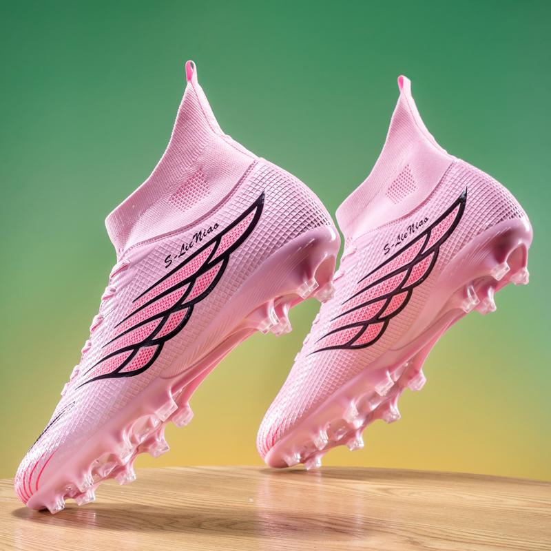 Men's Soccer Shoes Outdoor Long Spikes Sports Football Boots Large Size Youth Sports Kids Football BootsMens Football Shoes