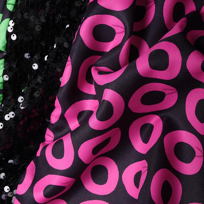 Oversized Women V Neck Batwing Sleeve Floral Print Casual Baggy Maxi Bohemia Dress