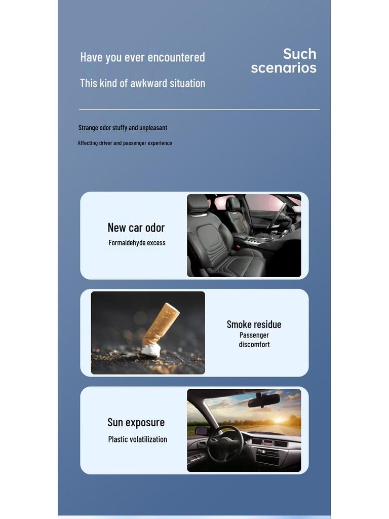 Intelligent Rotating Solar Car Aroma Ornamen: Long-lasting Deodorizing Alloy