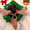 1PC Affordable Christmas Antlers Hair Clip Tassel Ball Head Cute Must-Have Hair Accessory for Festive Occasions