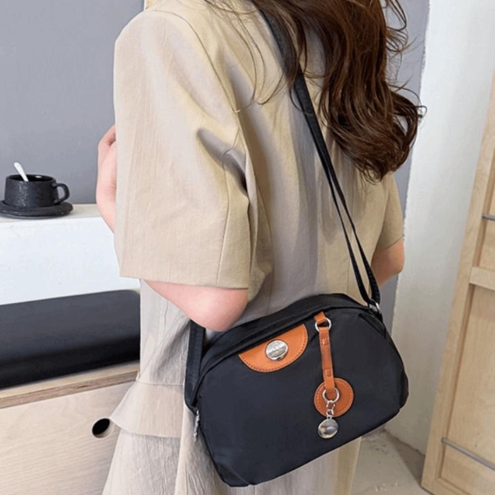 Wasserdichte Schale Nylon Crossbody Tasche Lässige Handytasche Umhängetasche Messenger Schultertasche Reise