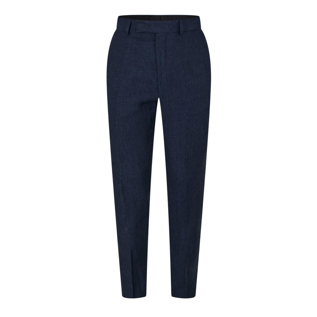 Without Prejudice Mens Linen Slim Summer Trousers